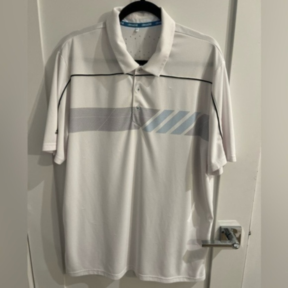 ADIDAS men CLIMACHILL performance POLO SHIRT, SIZE large golf activewear G